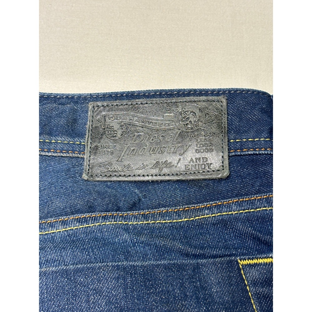 Diesel Zatiny Regular Bootcut Jeans Mens 32x32 Wash 00819 Blue Made in Italy - Picture 8 of 13